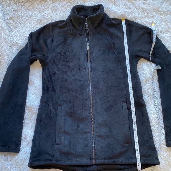 ATHLETA Double Cozy Karma Recover Full Zip Black Sweater Jacket Extra Small XS - Picture 9 of 11